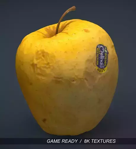 Apple Low-poly 3D model