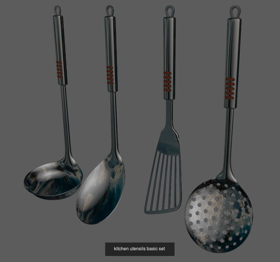 Various household items 3D Model Collection_6