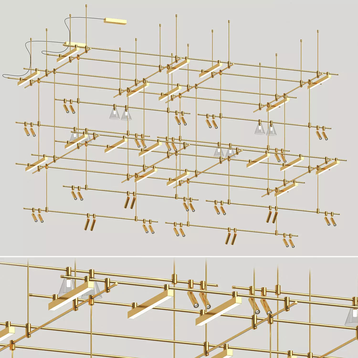 Track light Liberty 3 in 1 3D model