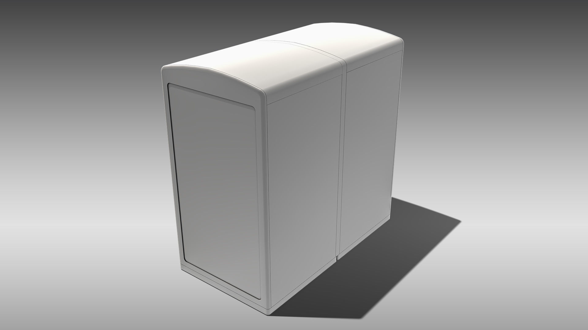 Bigbelly Double Station Low-poly 3D model_8