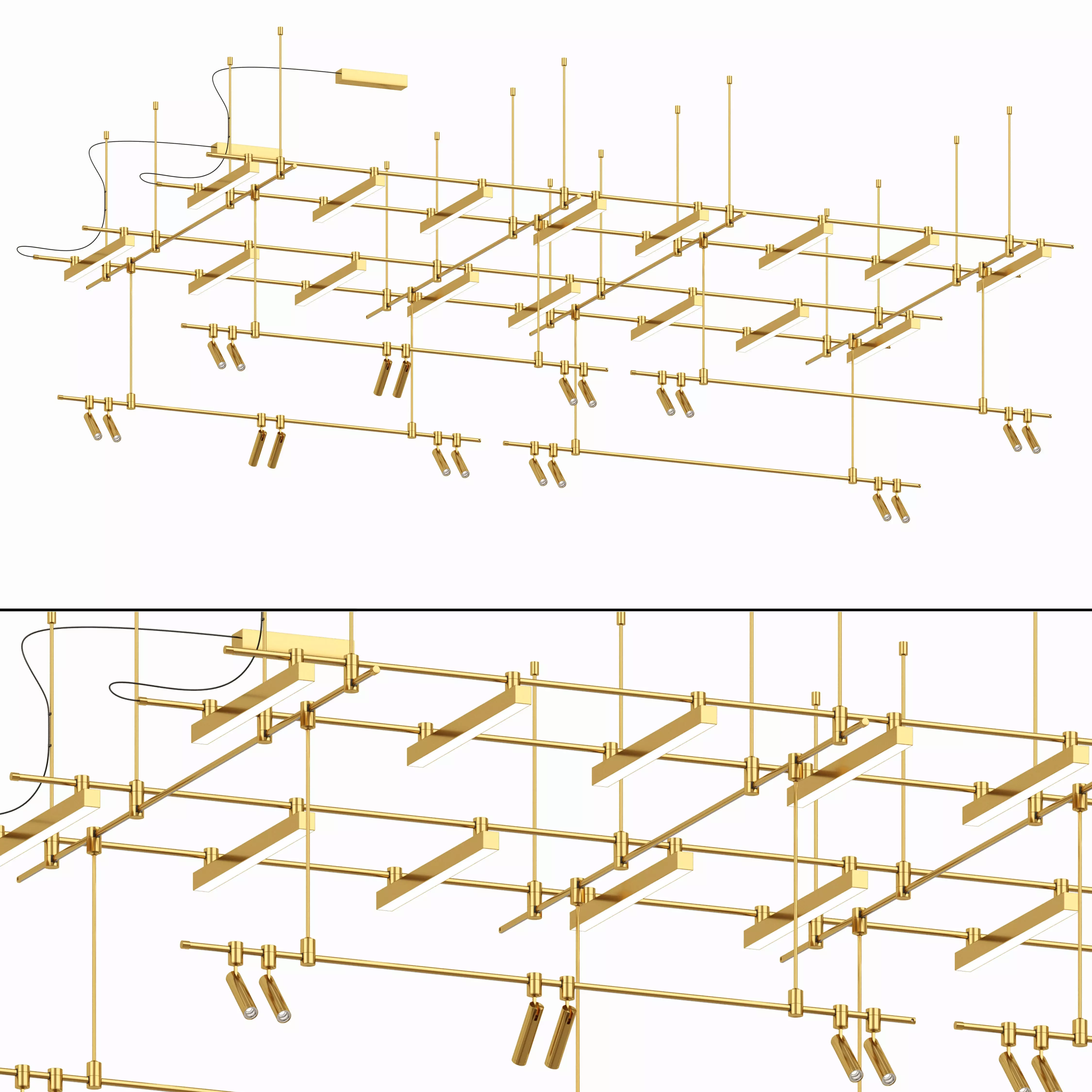 Track light Liberty line and Liberty spot T by Forstlight 3D model_0