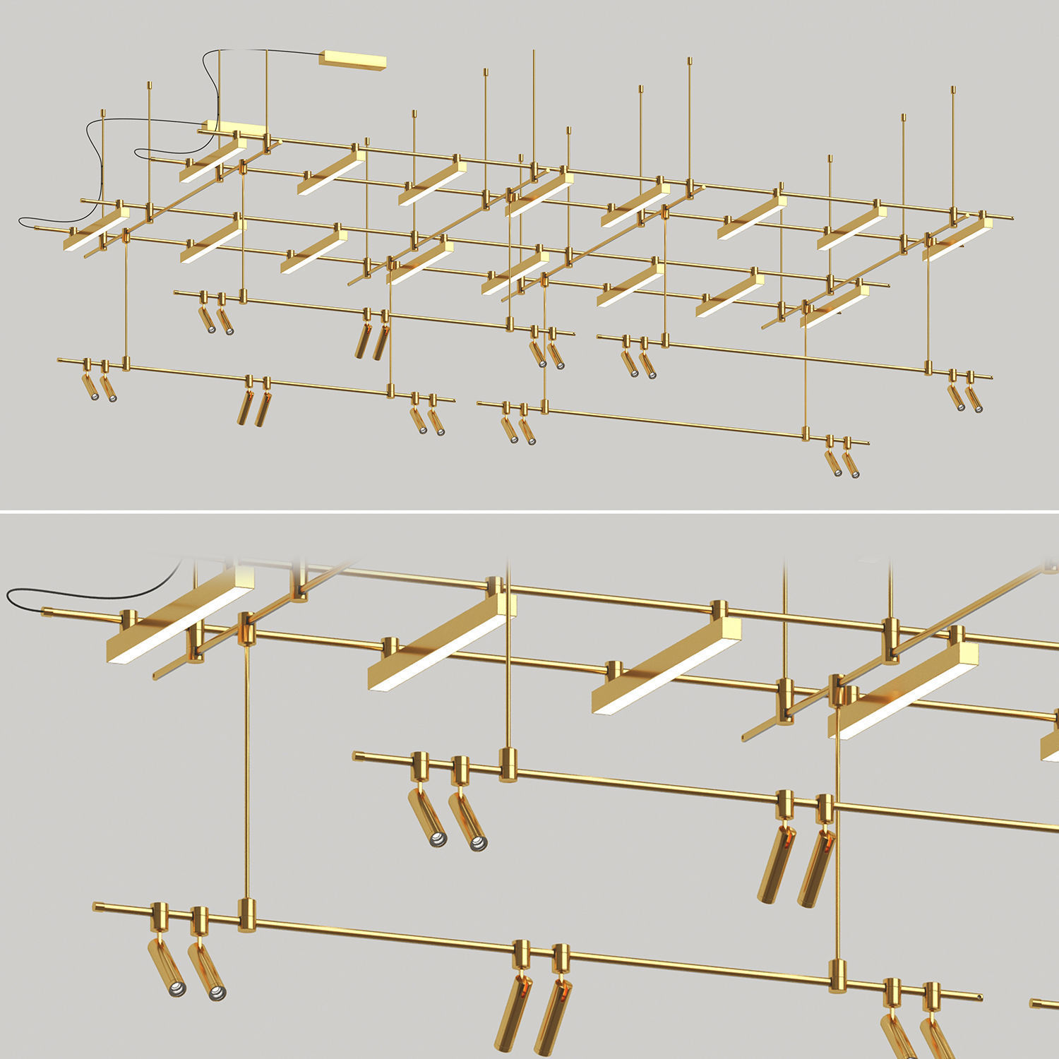 Track light Liberty line and Liberty spot T by Forstlight 3D model_2