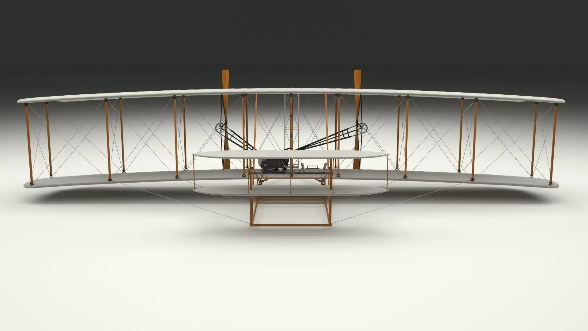 Animated Wright Flyer 1903 3D model