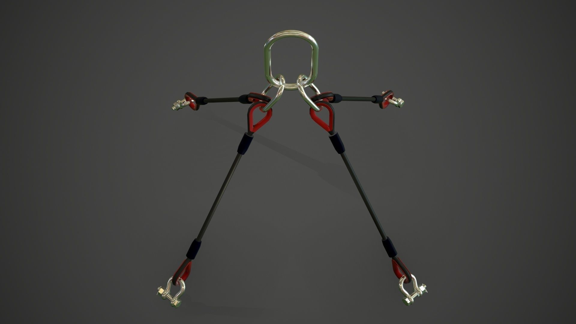 Symmetric sling assembly 3D model_3