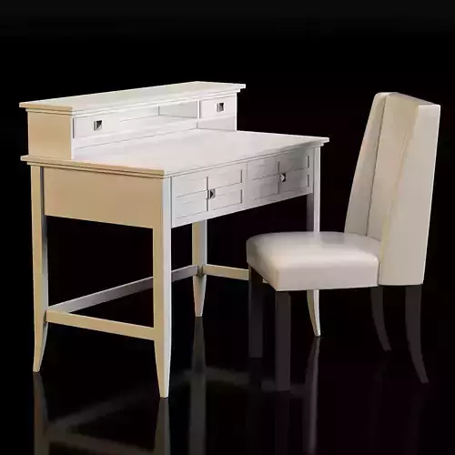 desk and chair