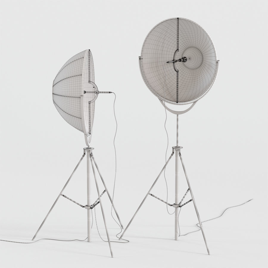 Pallucco Fortuny Moda Floor Lamp 3D model_4