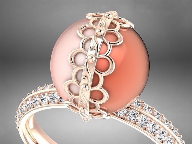 Ring boutique Cherry 3D print model
