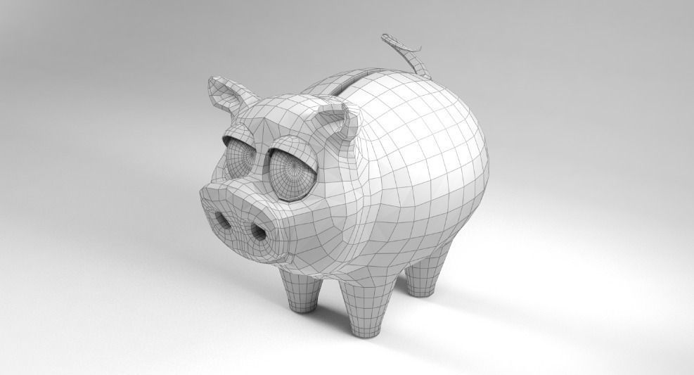 Piggy Bank 3D model_3