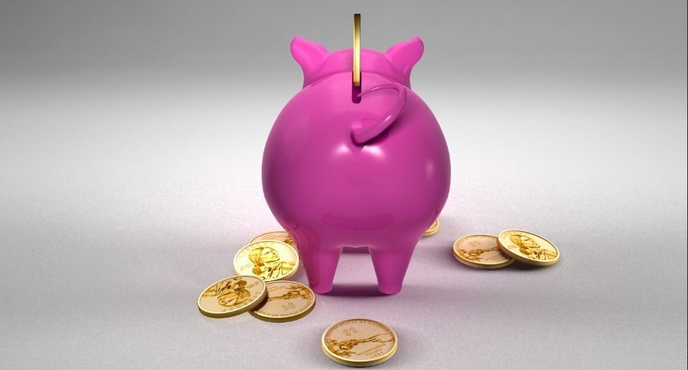 Piggy Bank 3D model_1