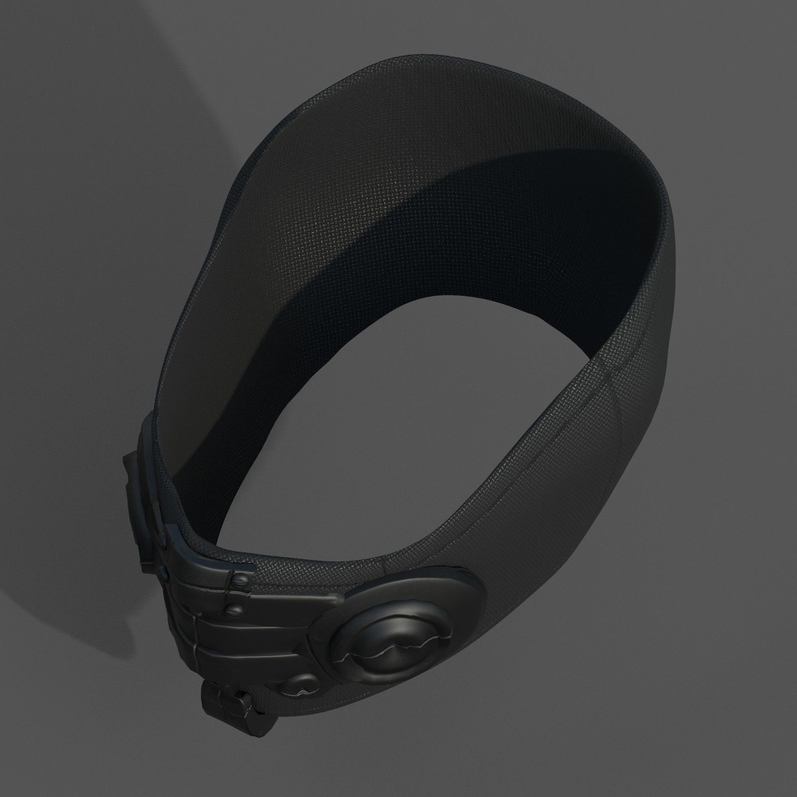 Gas mask respirator scifi futuristic 3d  Low-poly 3D model_6