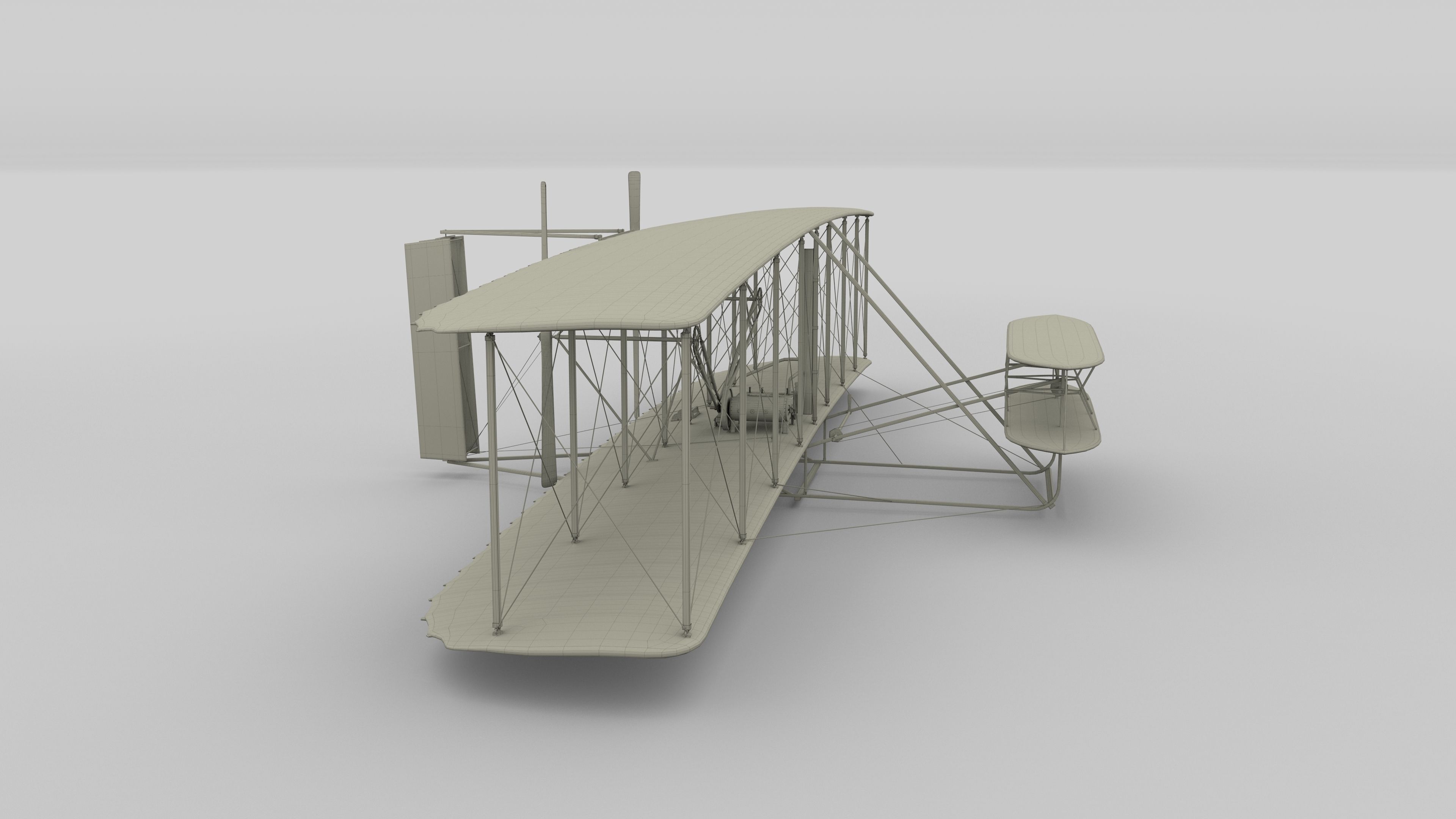 Animated Wright Flyer 3D model_56