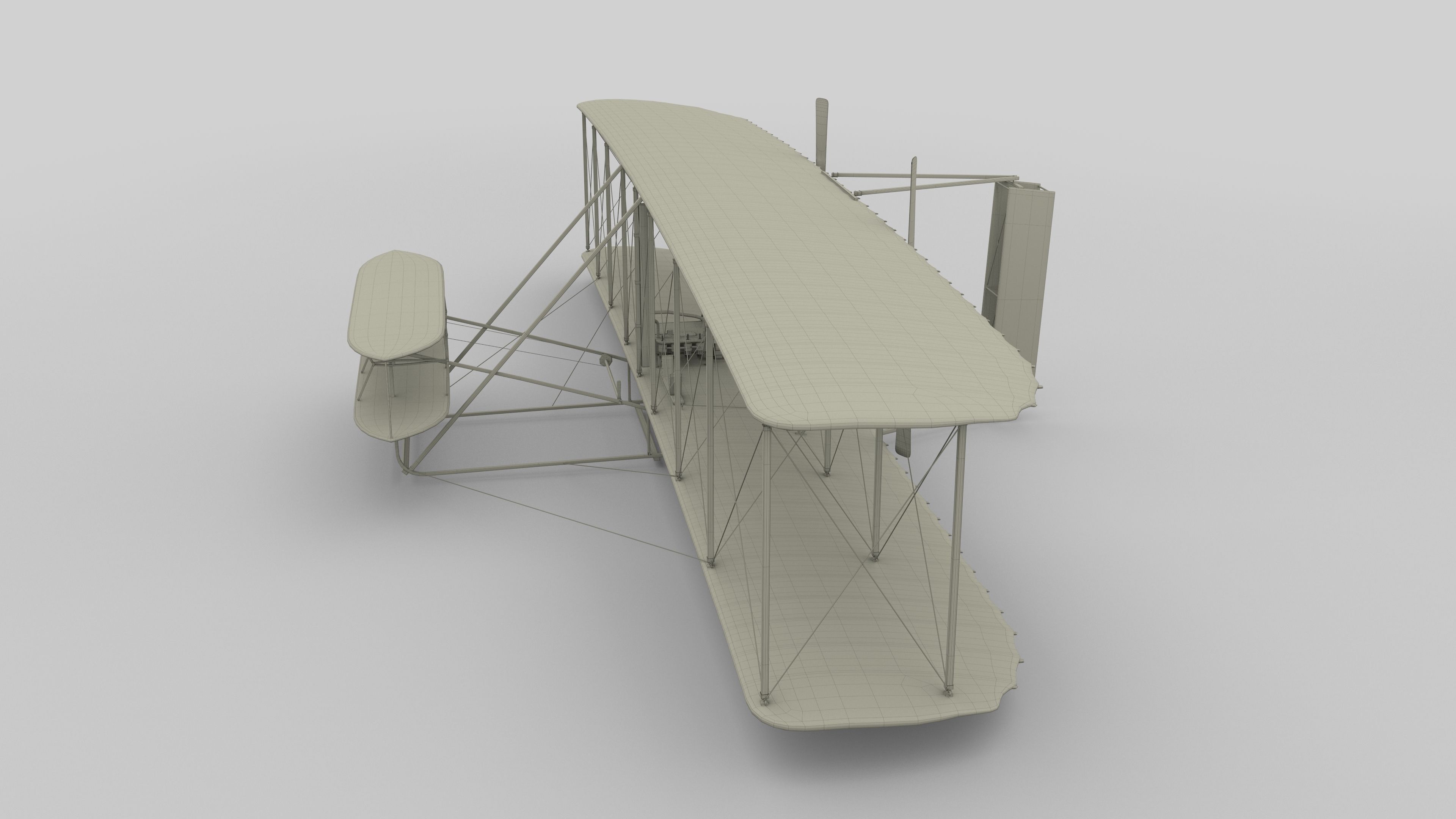 Animated Wright Flyer 3D model_81