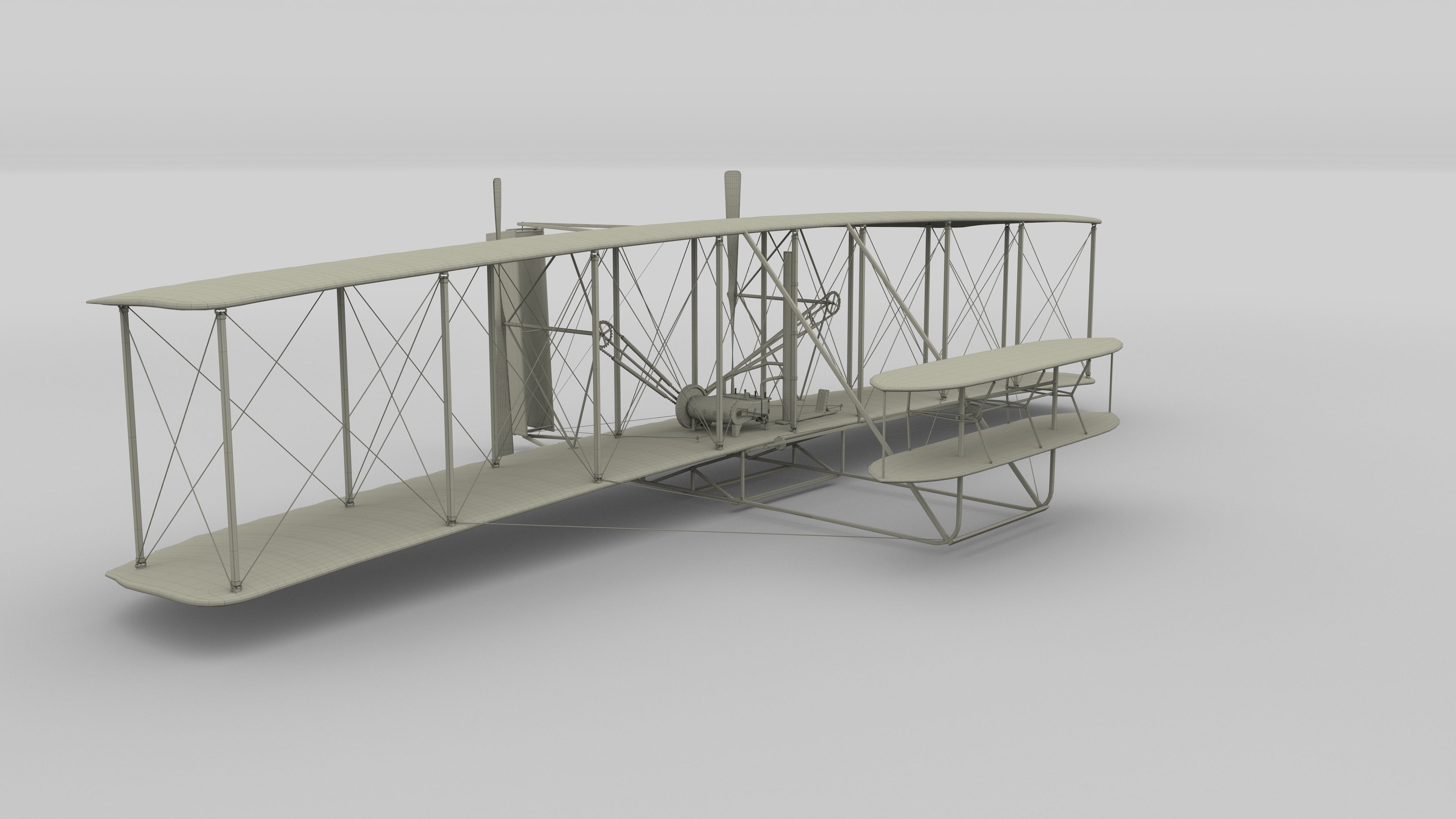 Animated Wright Flyer 3D model_58