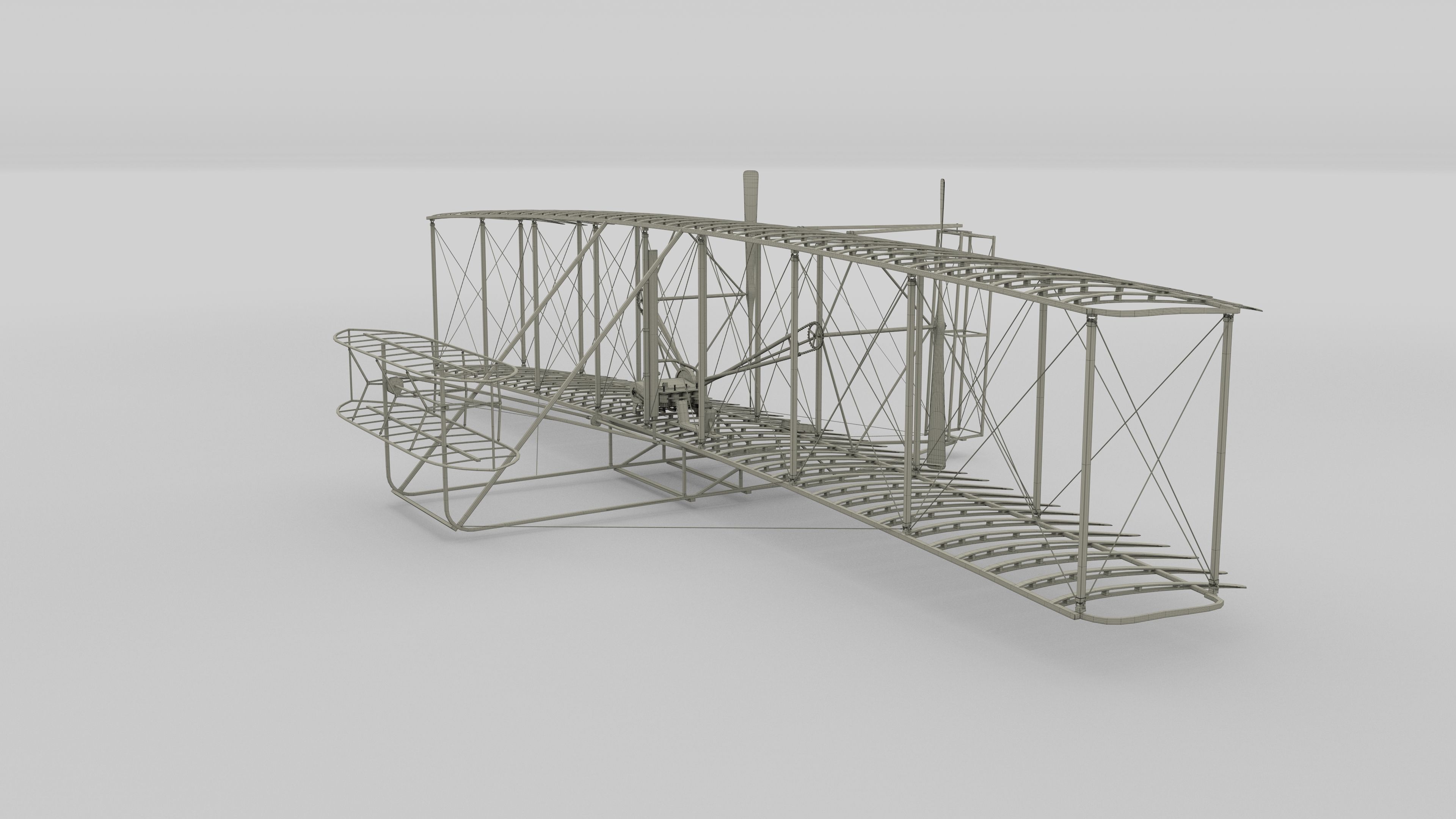 Animated Wright Flyer 3D model_75