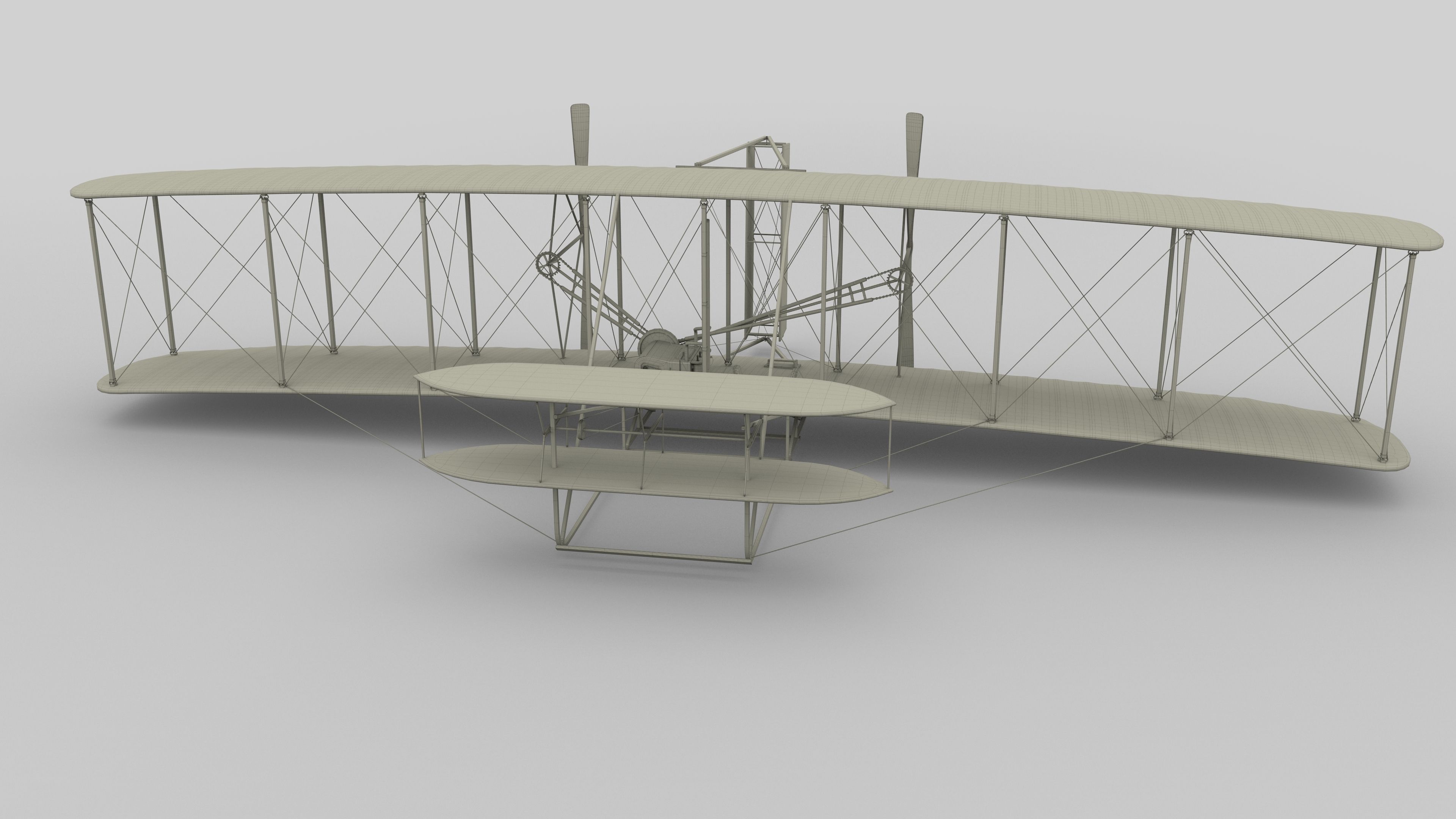 Animated Wright Flyer 3D model_53