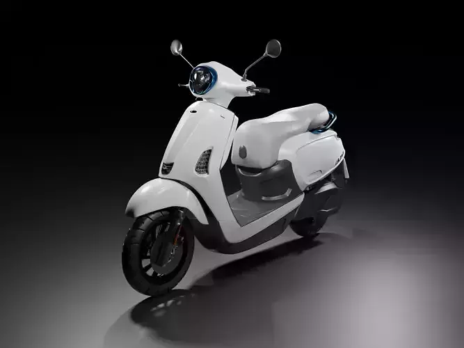 Electrical Motorcycle 3D model