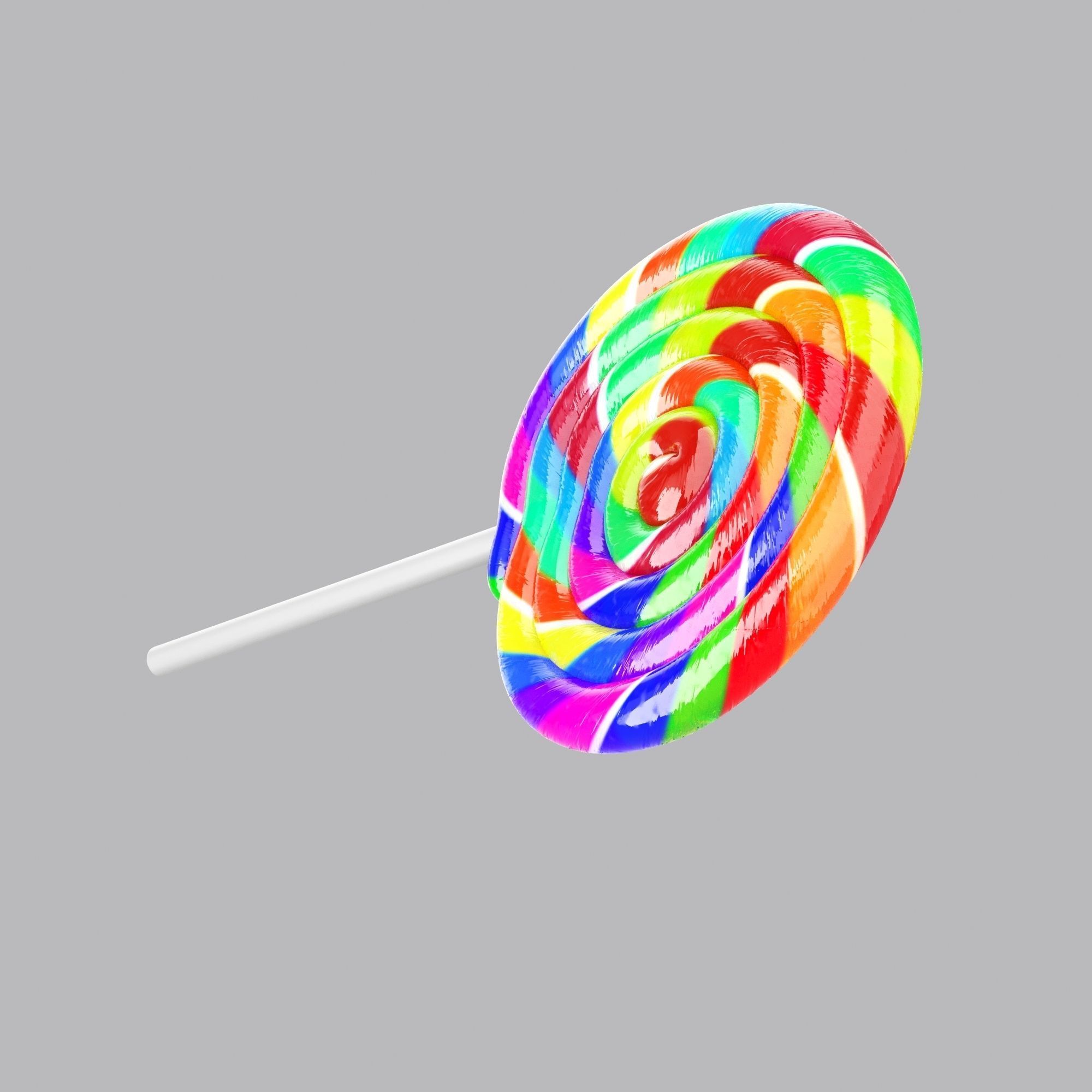 Lollipop Candy 3D model_4