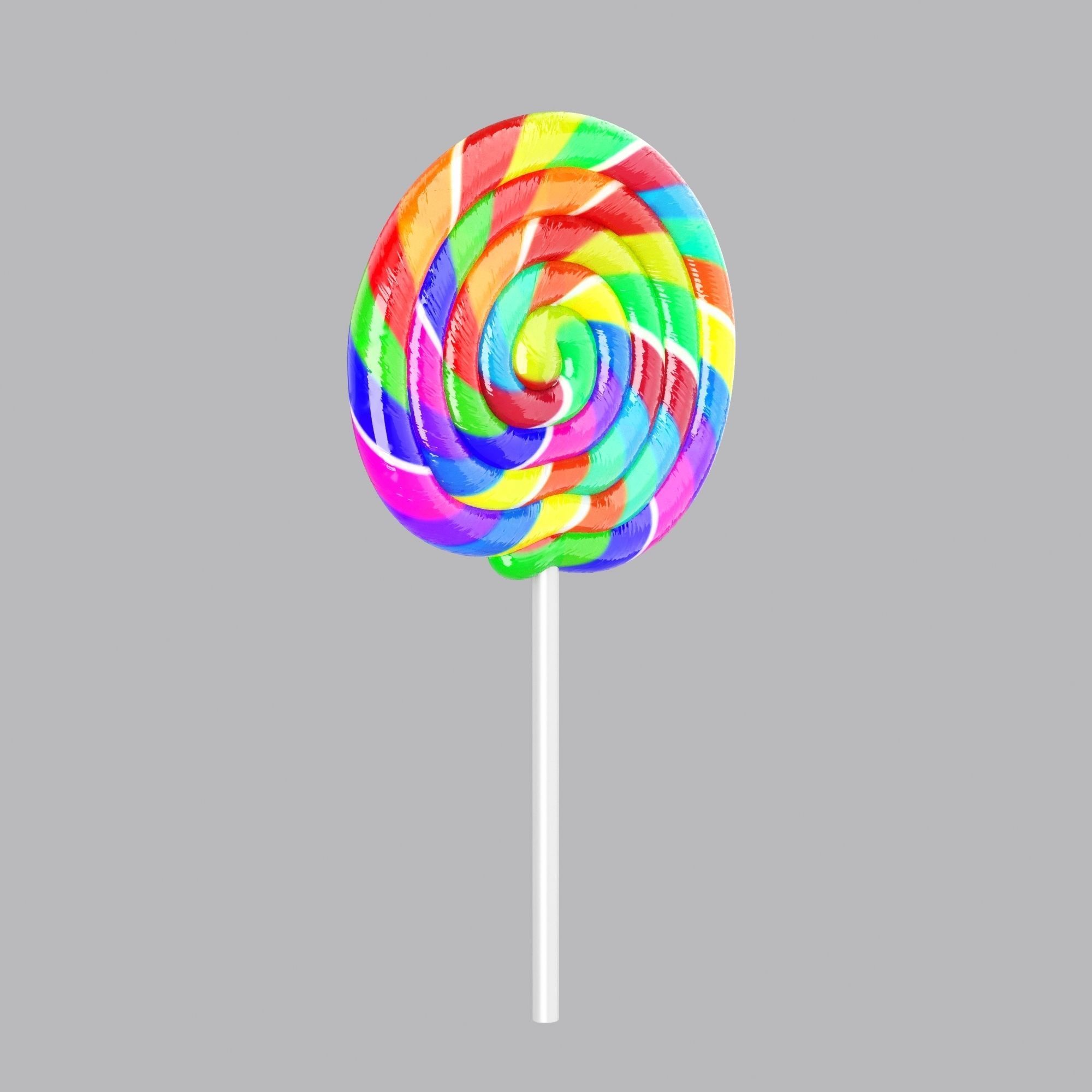 Lollipop Candy 3D model_1