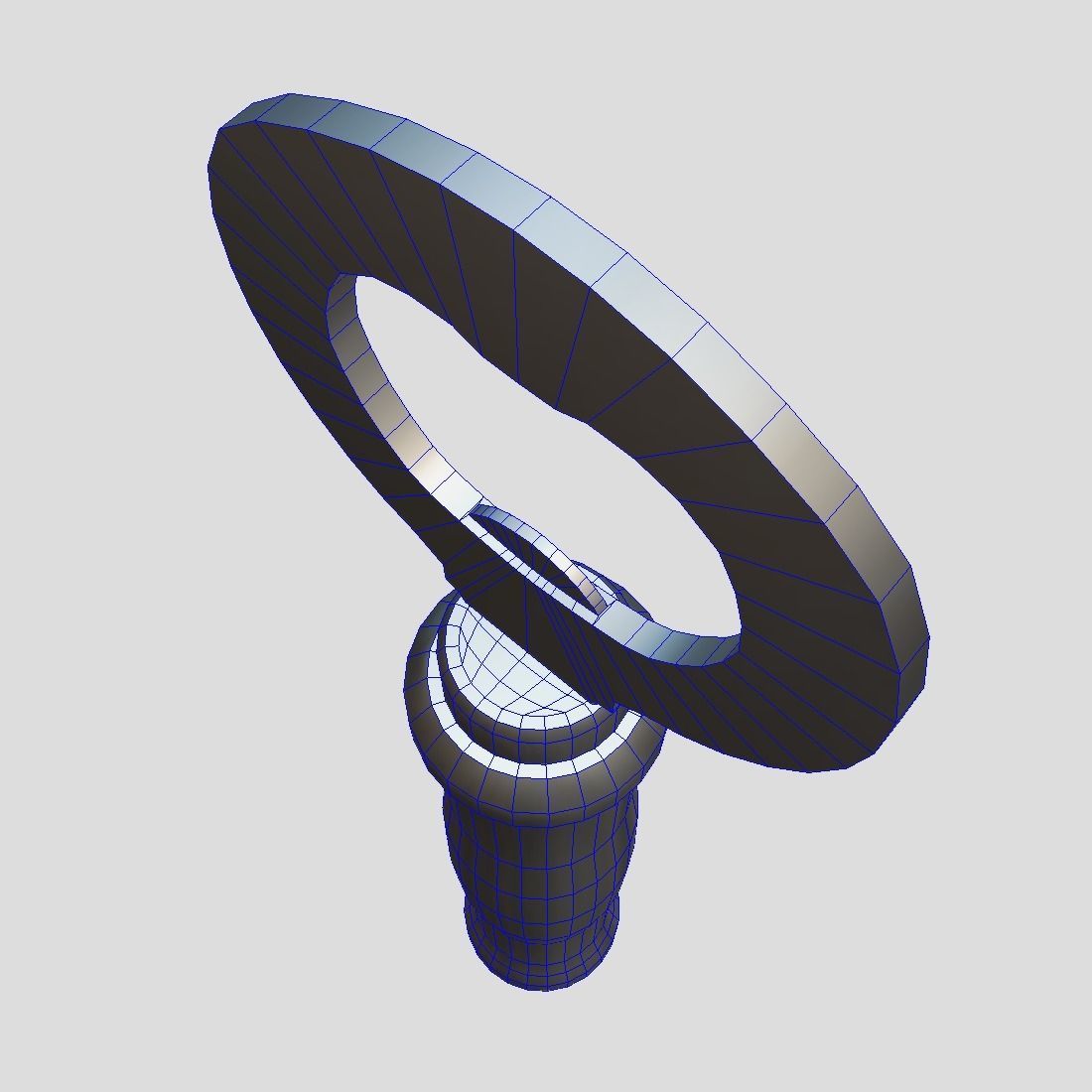 Bottle Opener Low-poly 3D model_12