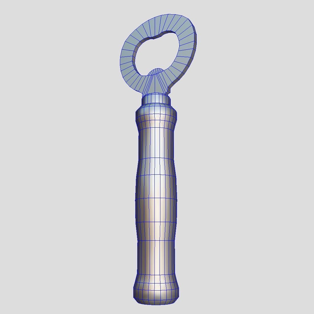 Bottle Opener Low-poly 3D model_16
