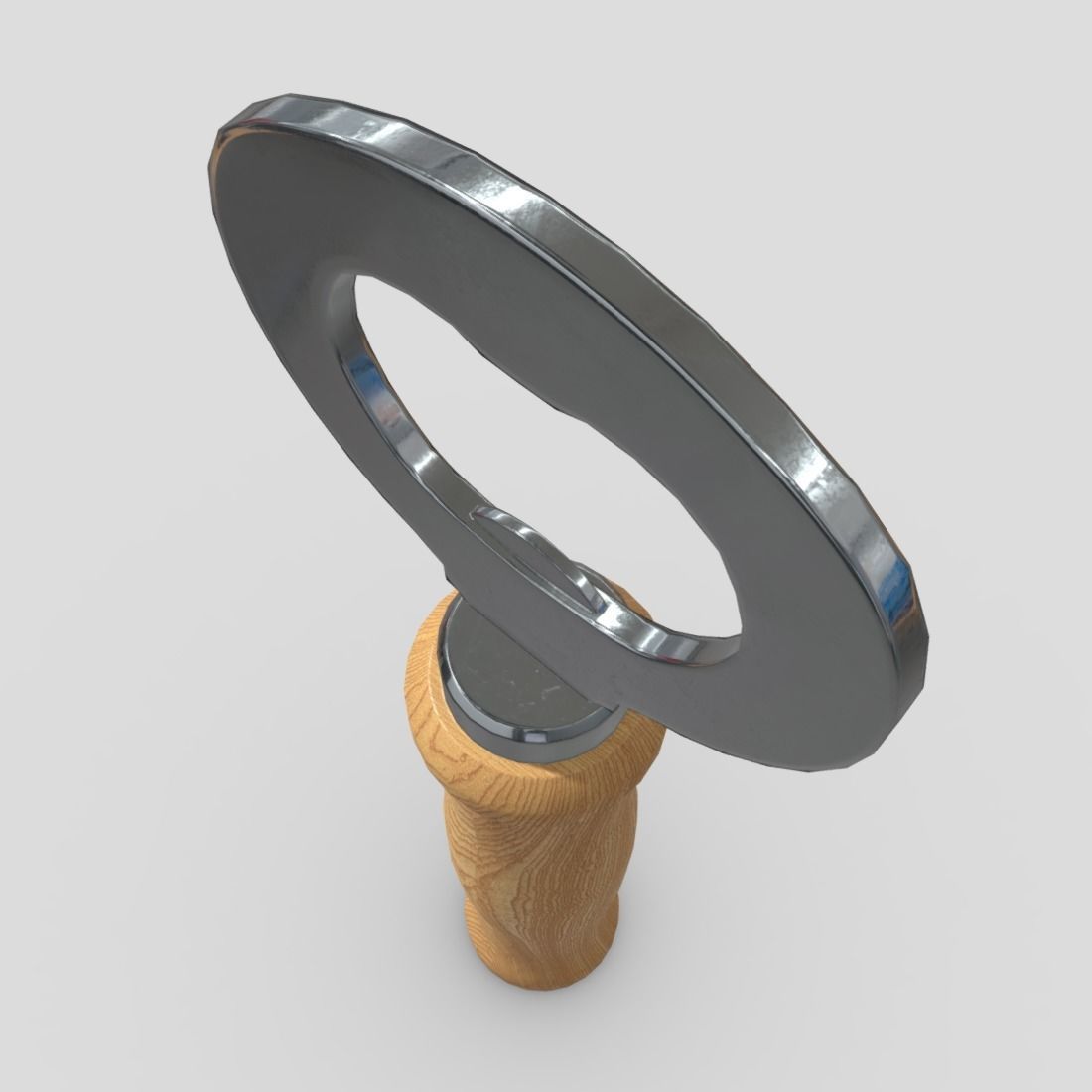 Bottle Opener Low-poly 3D model_11