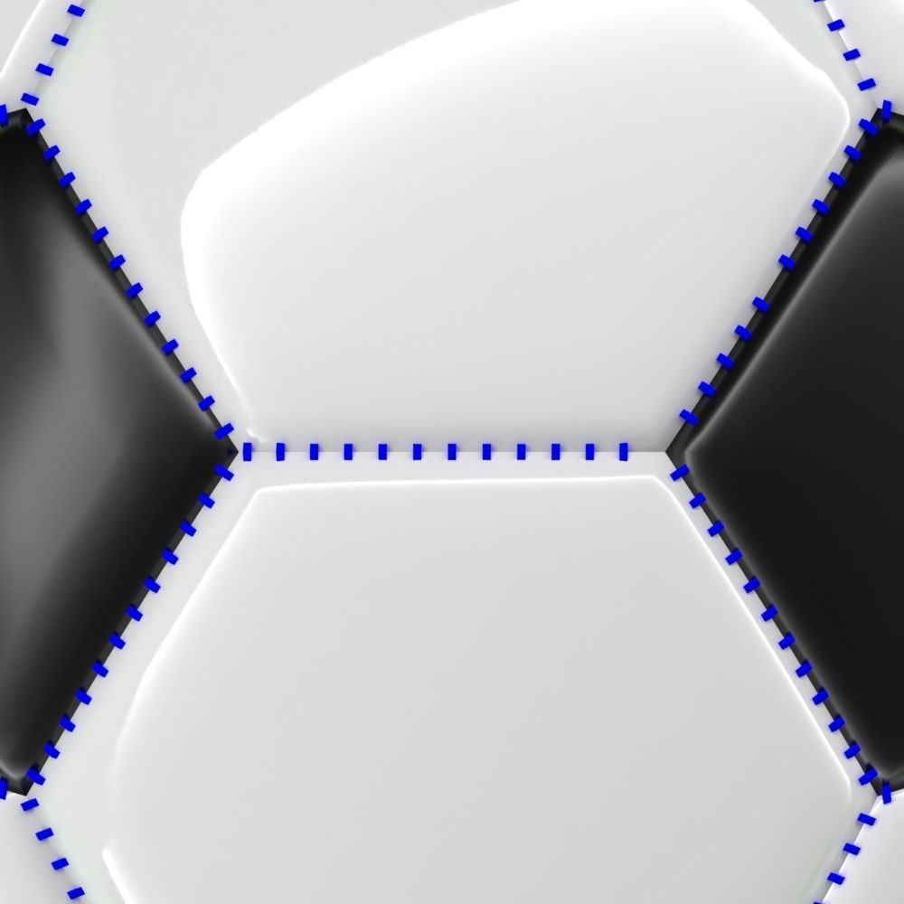 football 3d model soccer ball 3D model_3