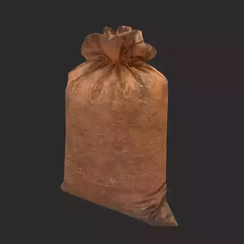 Lowpoly Sack sandbag