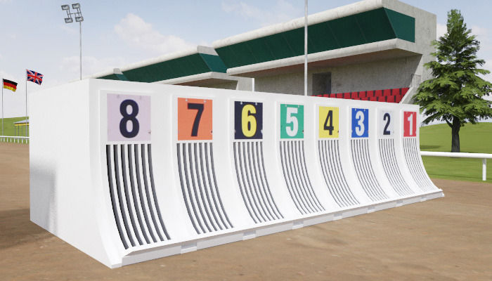 Greyhound Racecourse Pack Low-poly 3D model_2