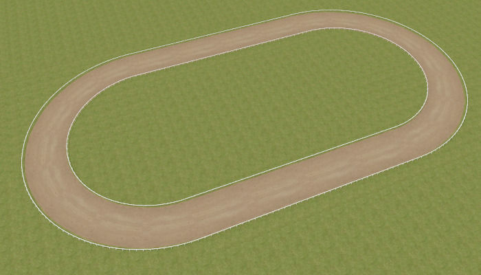 Greyhound Racecourse Pack Low-poly 3D model_4