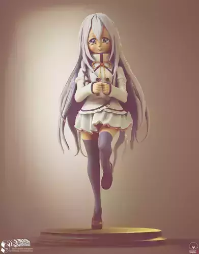 Est 3D Printable Figure Serei Tsukai No Blade Dance 3D print model