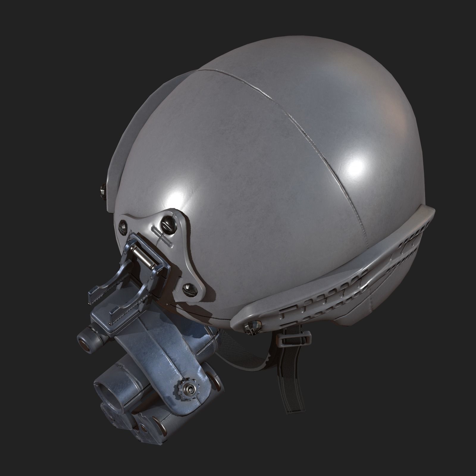 Helmet military combat soldier armor scifi Low-poly 3D models Low-poly 3D model_7