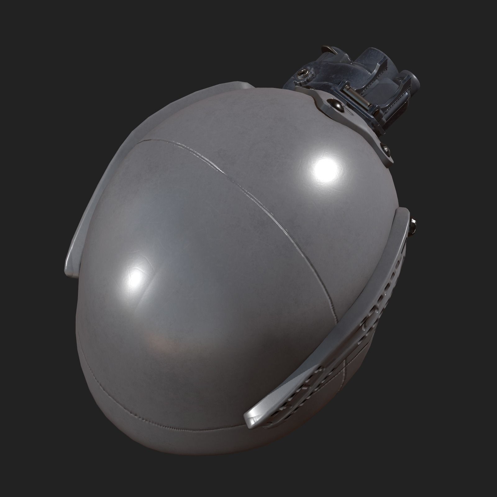 Helmet military combat soldier armor scifi Low-poly 3D models Low-poly 3D model_5