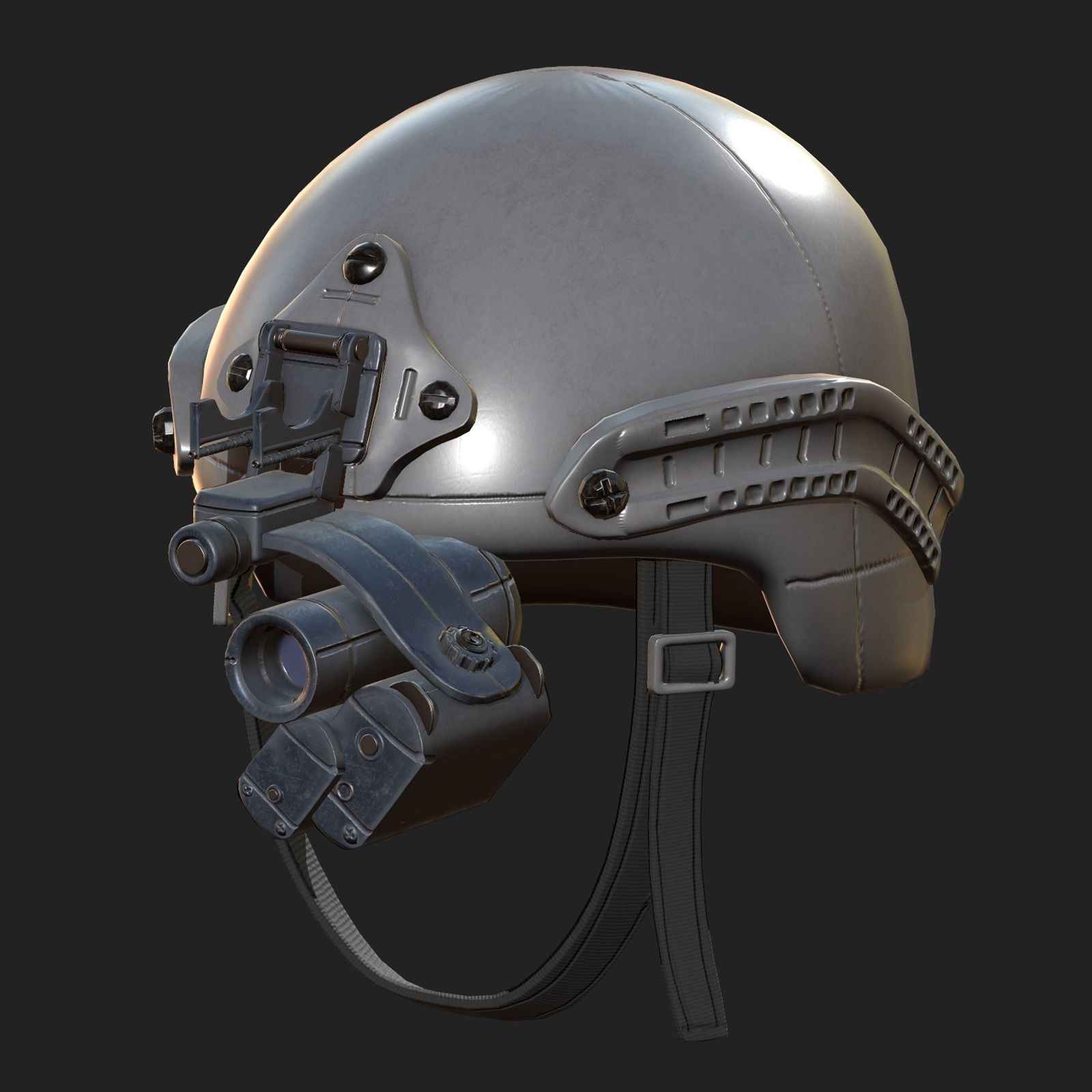Helmet military combat soldier armor scifi Low-poly 3D models Low-poly 3D model_1