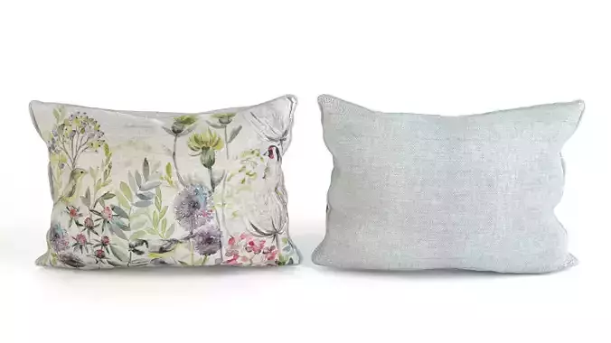 Voyage Cushion - Morning Chorus -Piped Pillow