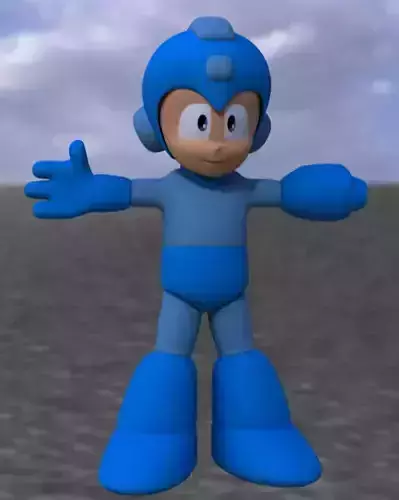 Classic Megadude - lowpoly