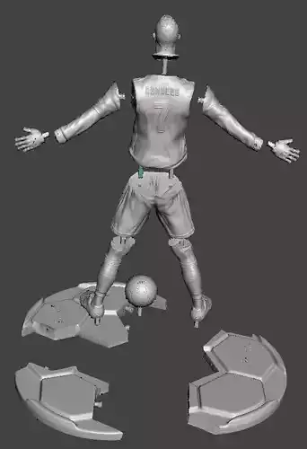 Cristiano Ronaldo na Juventus 3D print model