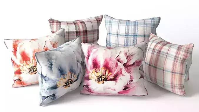 Voyage Pillow Set - Piped Pillow Set