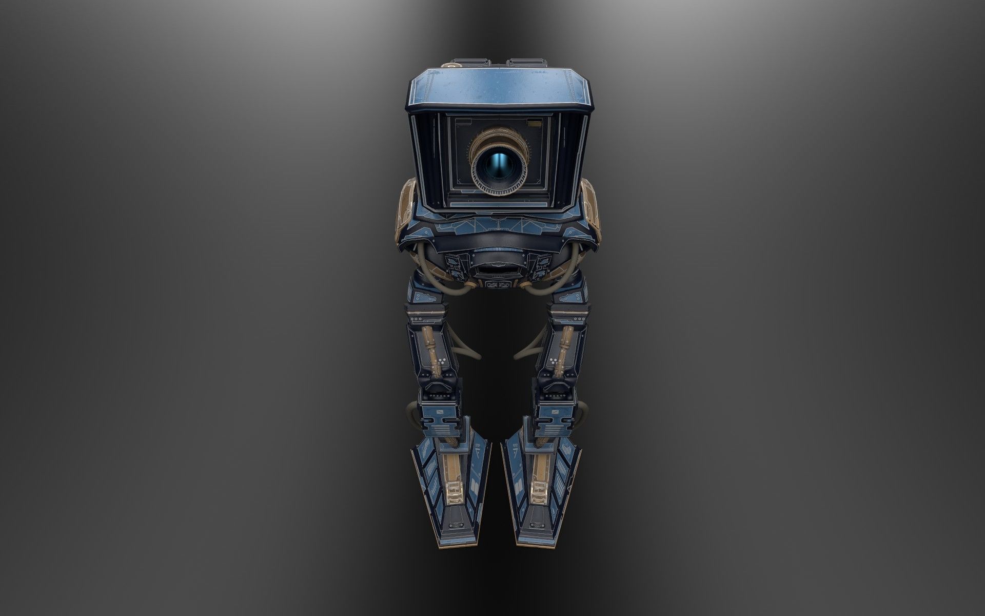 Mech Robot Kitbash - Tech kit - Robot camera - sci-fi 3D model_9