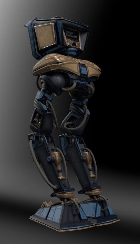Mech Robot Kitbash - Tech kit - Robot camera - sci-fi 3D model_14