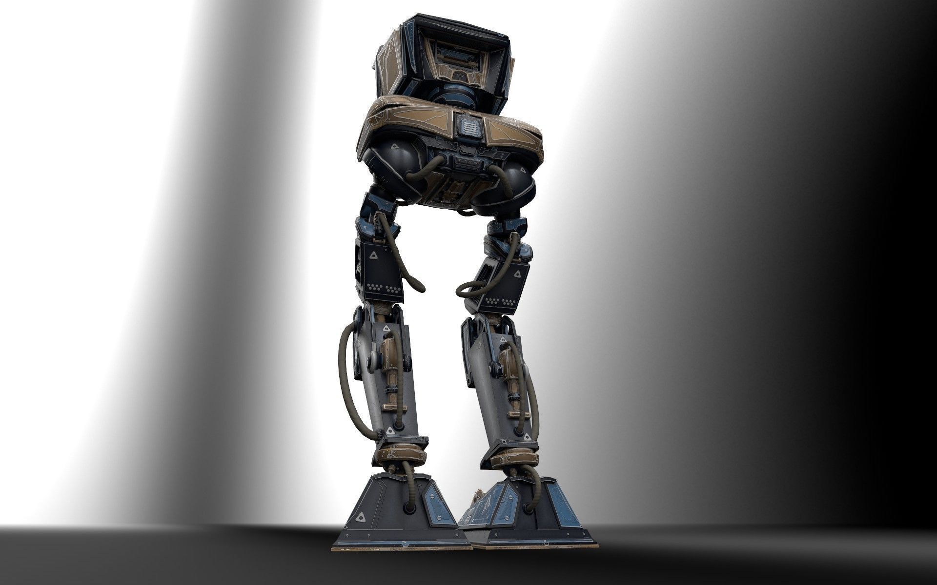Mech Robot Kitbash - Tech kit - Robot camera - sci-fi 3D model_2