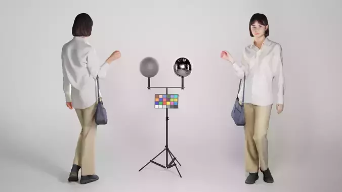 Charming young woman in casual clothes 198