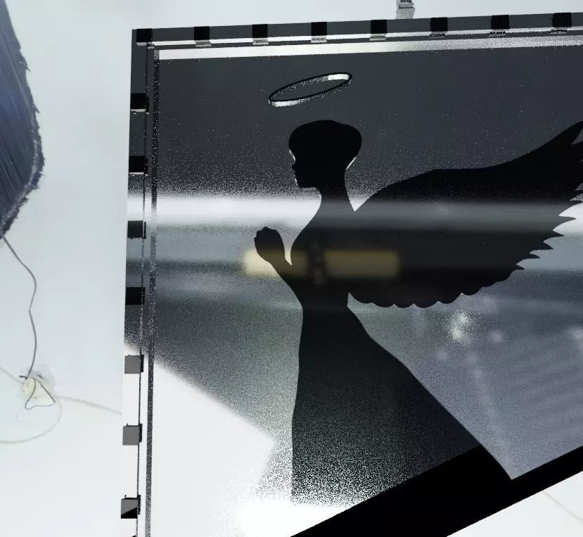 Angel Necklace 3D print model_0