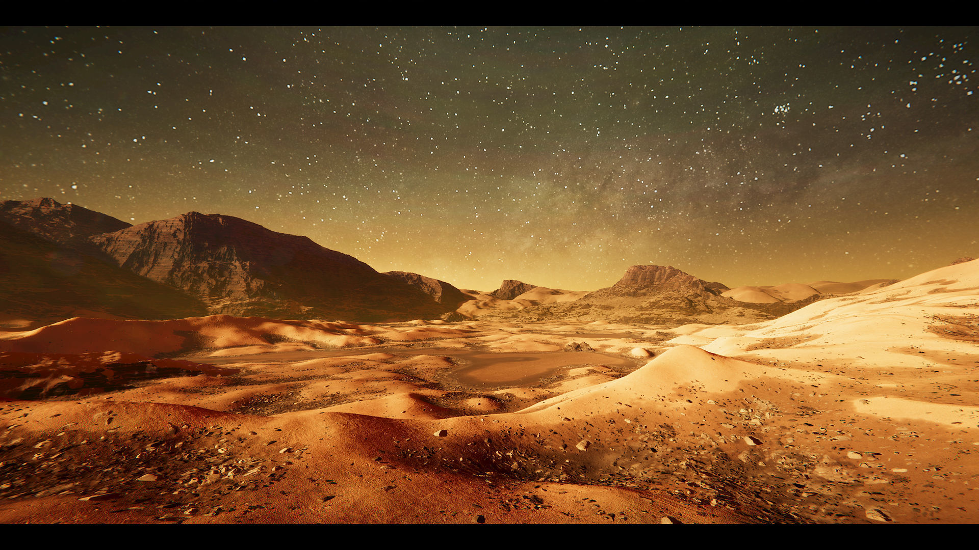 Unity Project 2017 - Mars Planet Environment 3D model_13