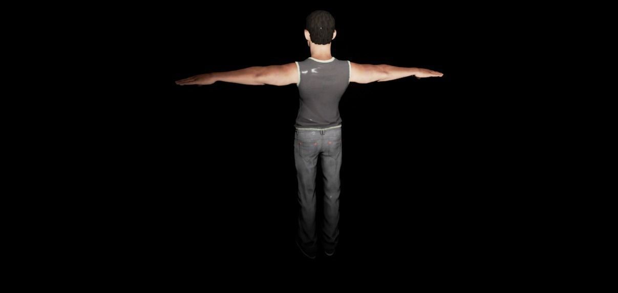 Human Rigged 3D model_4