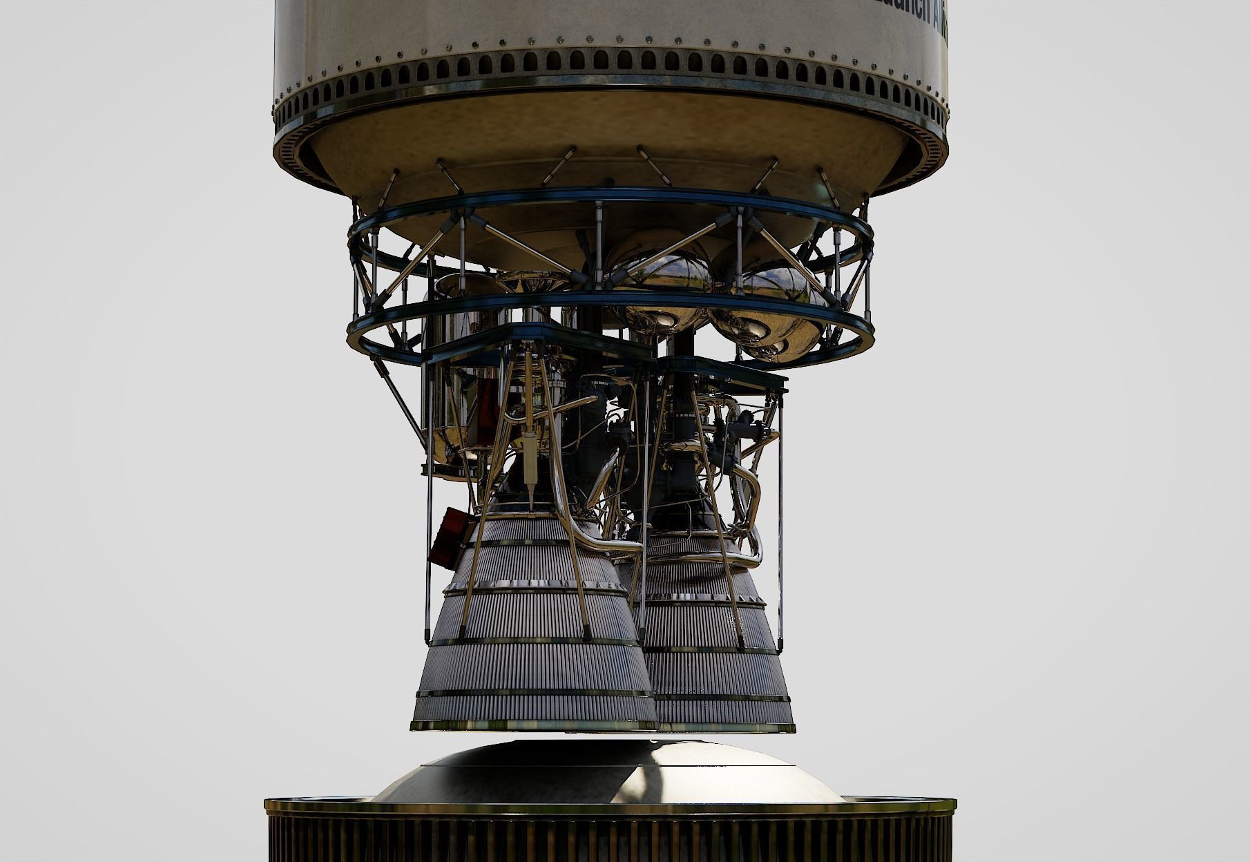 Vulcan Centaur rocket 3D model_23