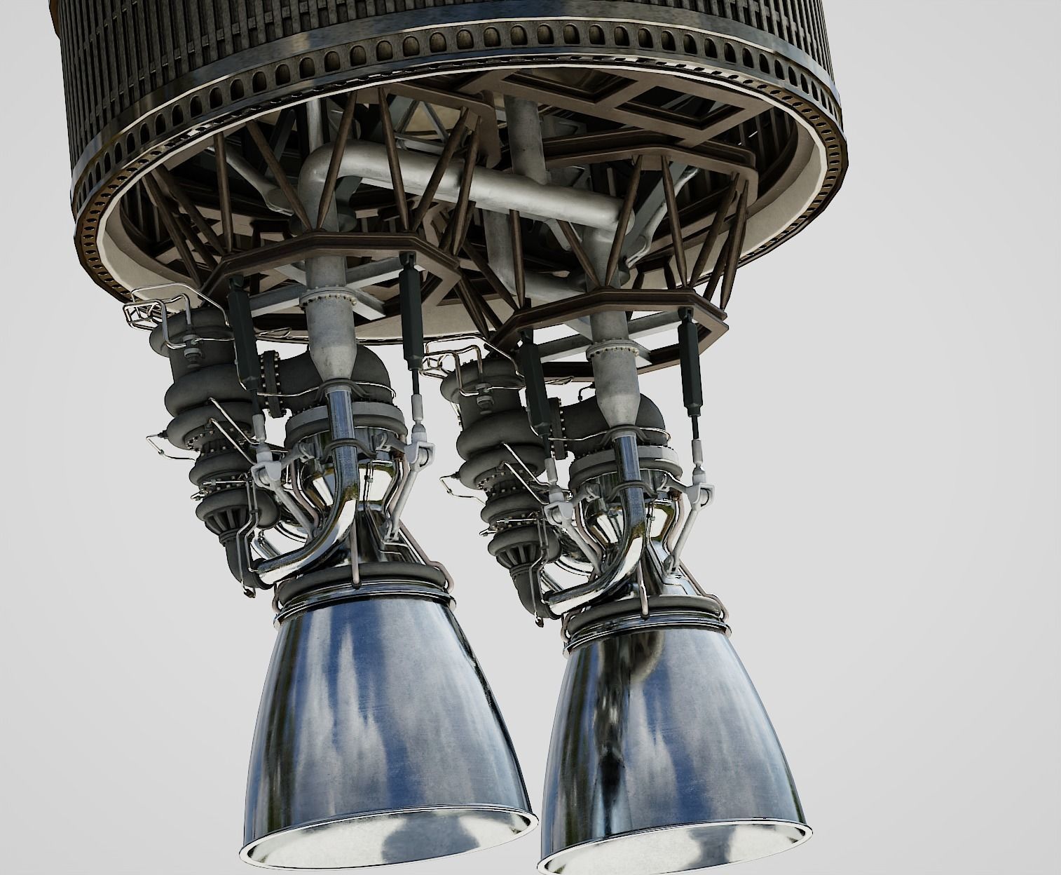 Vulcan Centaur rocket 3D model_4