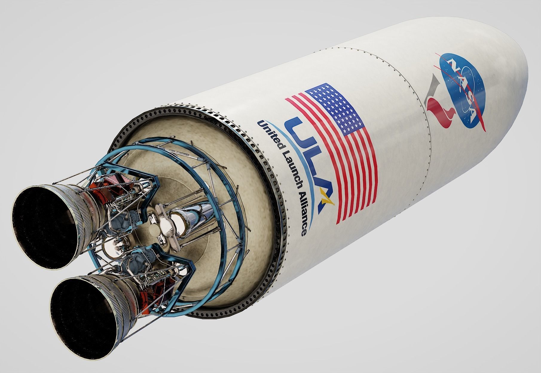 Vulcan Centaur rocket 3D model_12
