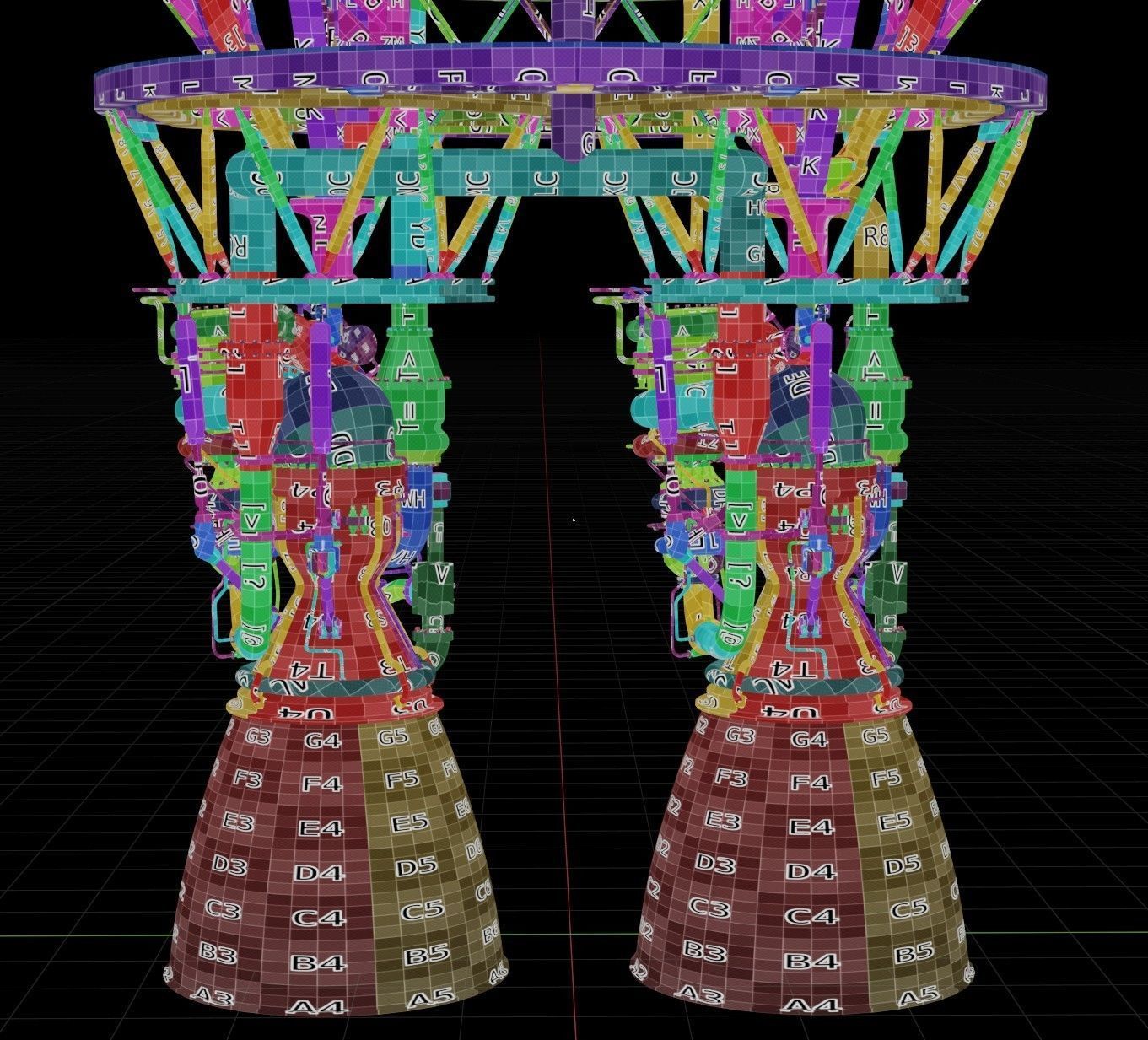 Vulcan Centaur rocket 3D model_45