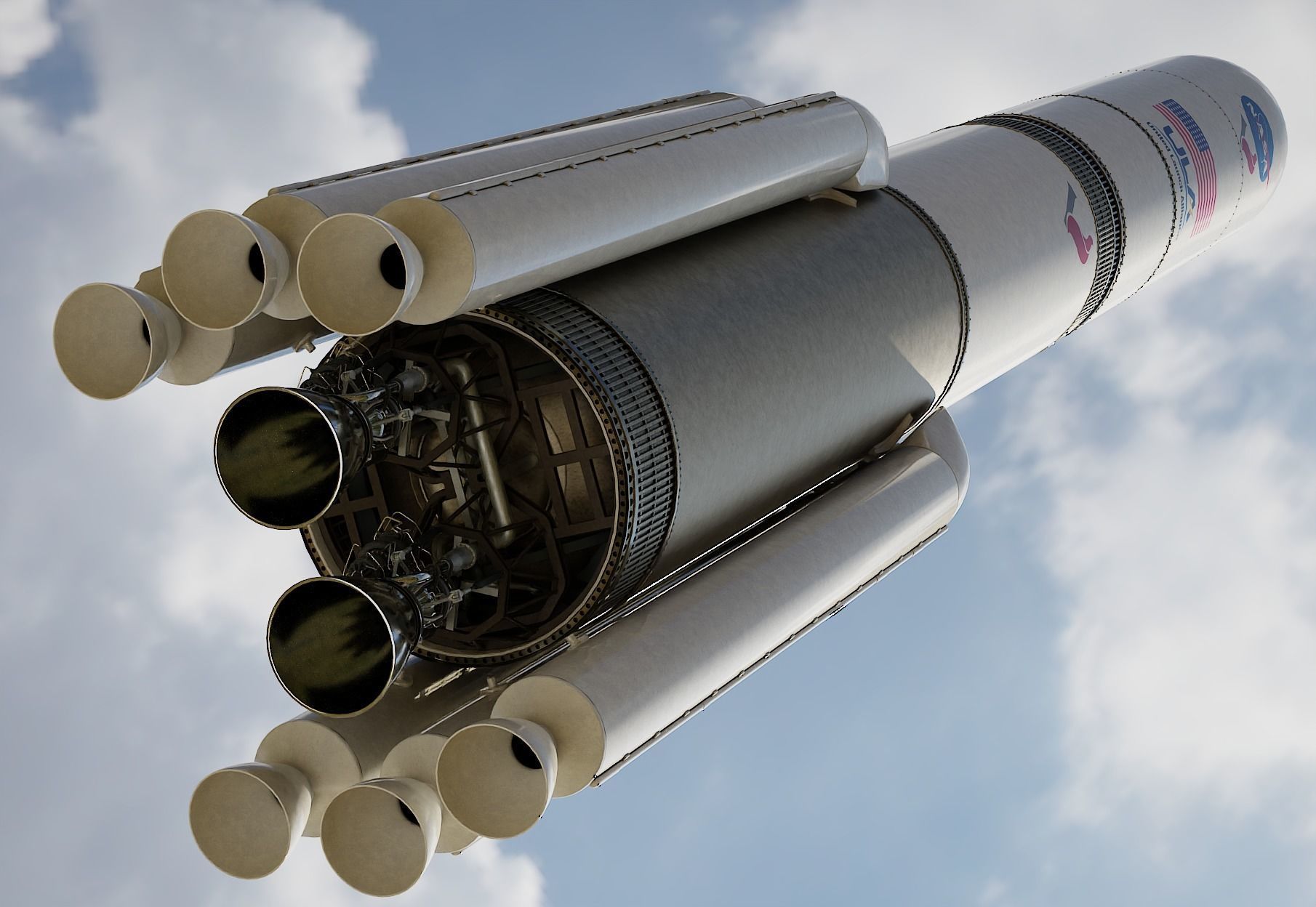 Vulcan Centaur rocket 3D model_1