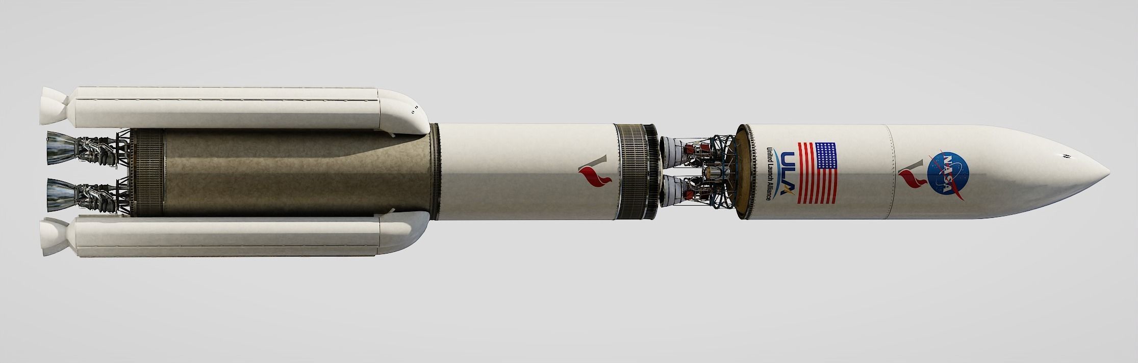 Vulcan Centaur rocket 3D model_34